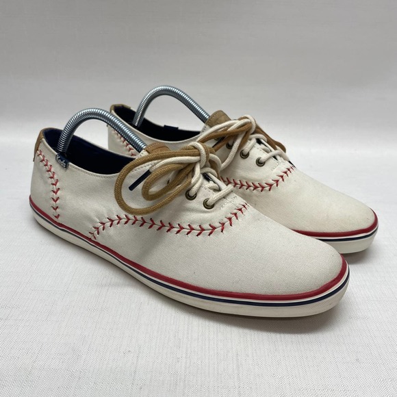 Keds Shoes Keds Champion Pennant Canvas Sneakers Baseball Shoes Womens Size 1 Poshmark